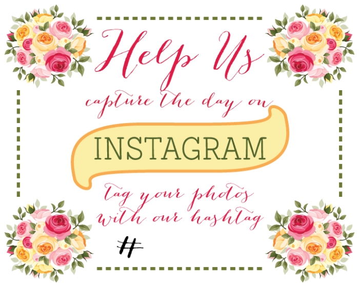 Share your wedding on Instagram